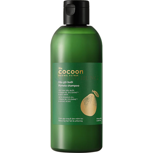 Dầu gội bưởi Cocoon Pomelo Shampoo giúp giảm gãy rụng và làm mềm tóc (310ml/500ml) - Hàng chính hãng