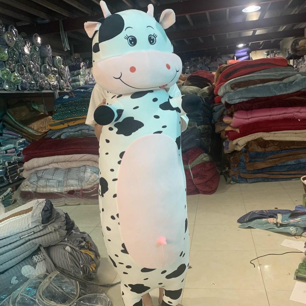 GỐI ÔM Gấu BÔNG BÒ SỮA size 120 mẫu nhập cao cấp