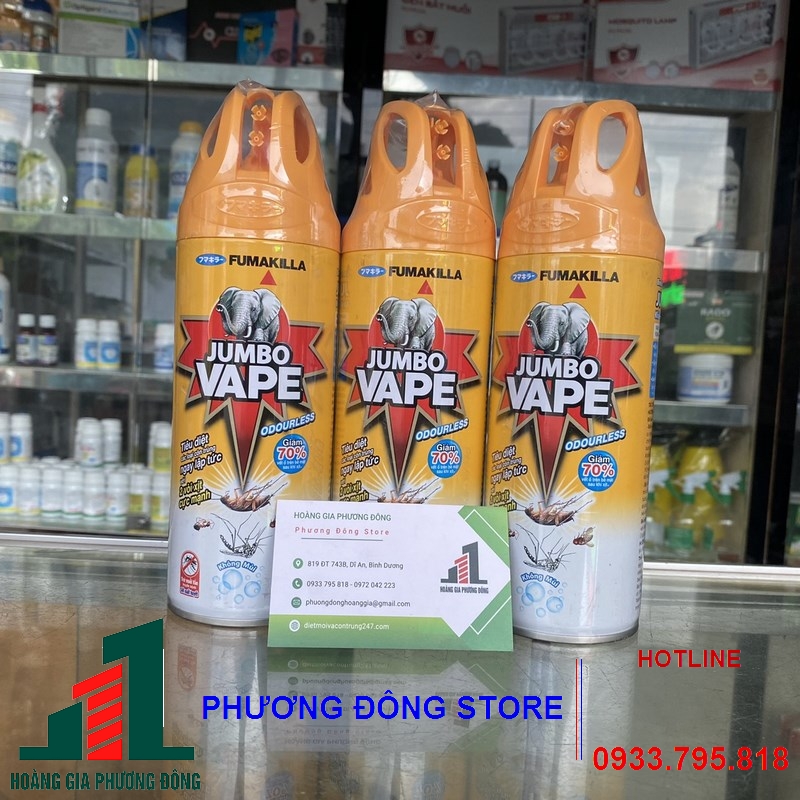 Bình xịt muỗi và côn trùng Jumbo _ 300ml