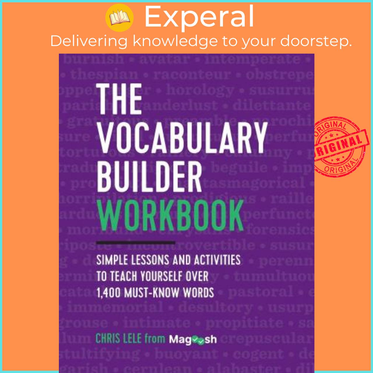 Sách - The Vocabulary Builder Workbook : Simple Lessons and Activities to Teach Yourself Over by Chris Lele