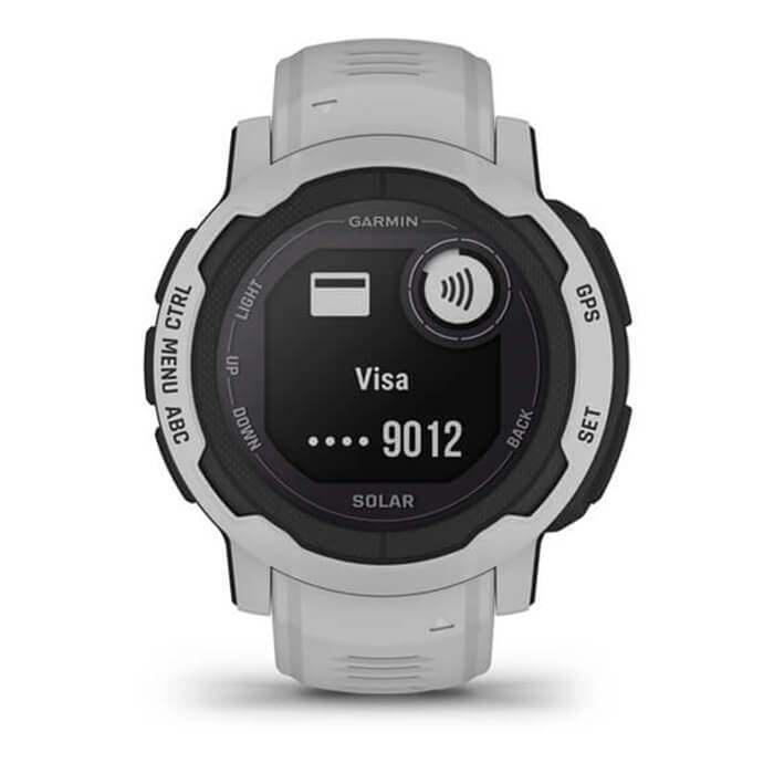 Đồng Hồ Thông Minh Garmin Instinct 2 Solar - Mist Gray (Màu Xám Nhạt) - Hàng Chính Hãng