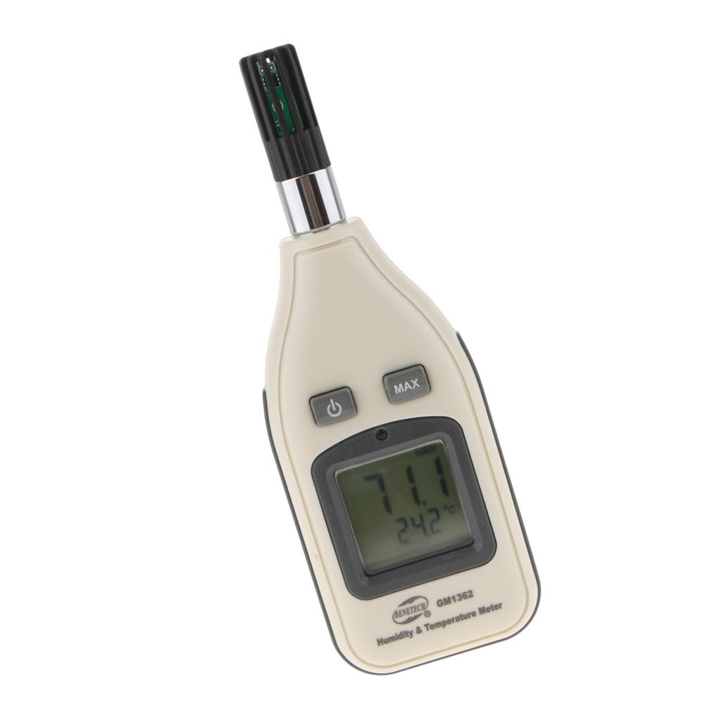 GM1362 Digital LCD Humidity Temperature Meter Gauge Thermometer Hygrometer