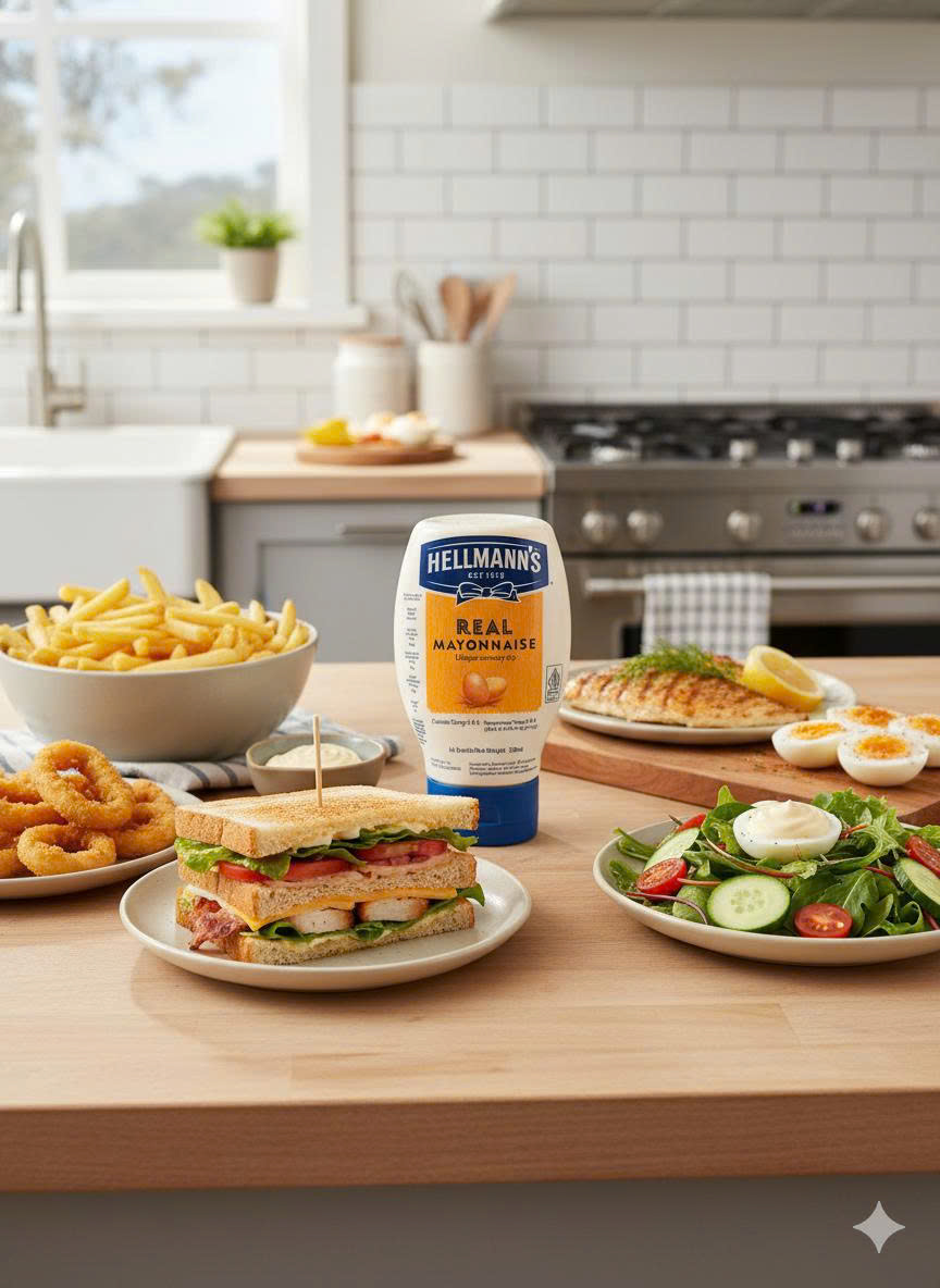 Xốt Mayonnaise Vị Nguyên Bản Hellmann’s 280ml - Thương Hiệu Mỹ, SX Thái Lan | Hellmann’s Real Mayonnaise 280ml