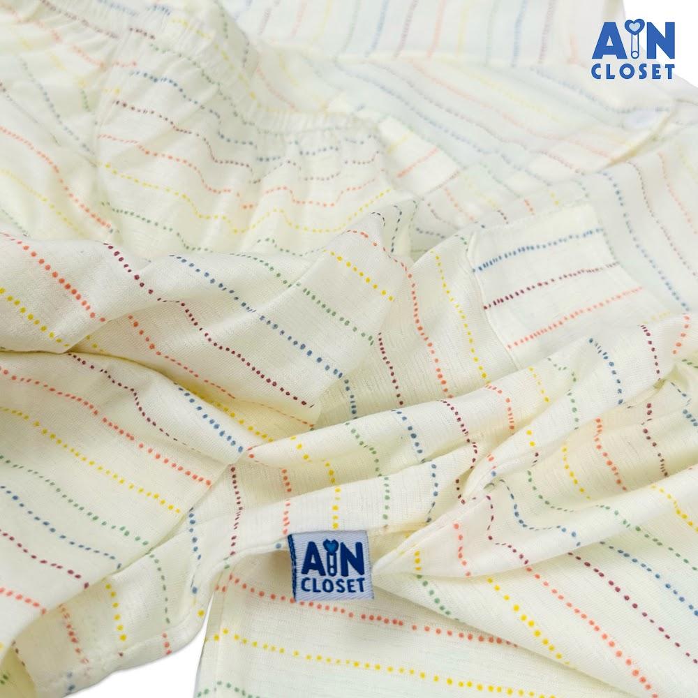 Bộ quần áo Dài bé trai họa tiết Nhí Trắng thun cotton - AICDBT0RRIV2 - AIN Closet