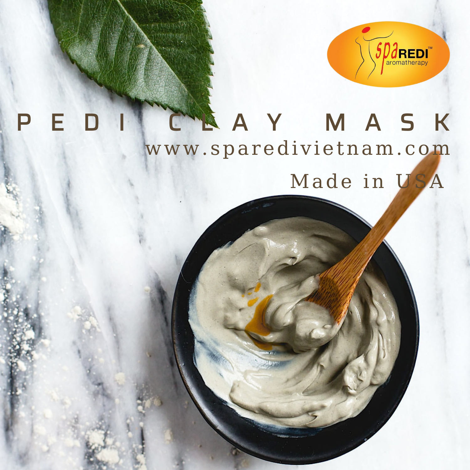 Măt nạ đất sét Pedi Clay Mask mùi Hoa Hồng 474 ml