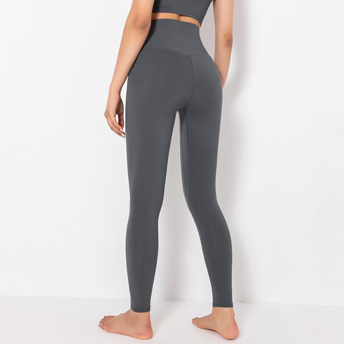 2021 Mới Tập Yoga Nữ Quần Legging Thể Dục Nylon Cao Cấp Quần Dài Nữ Hông Đẩy Lên Quần Tập Gym Nữ quần Áo