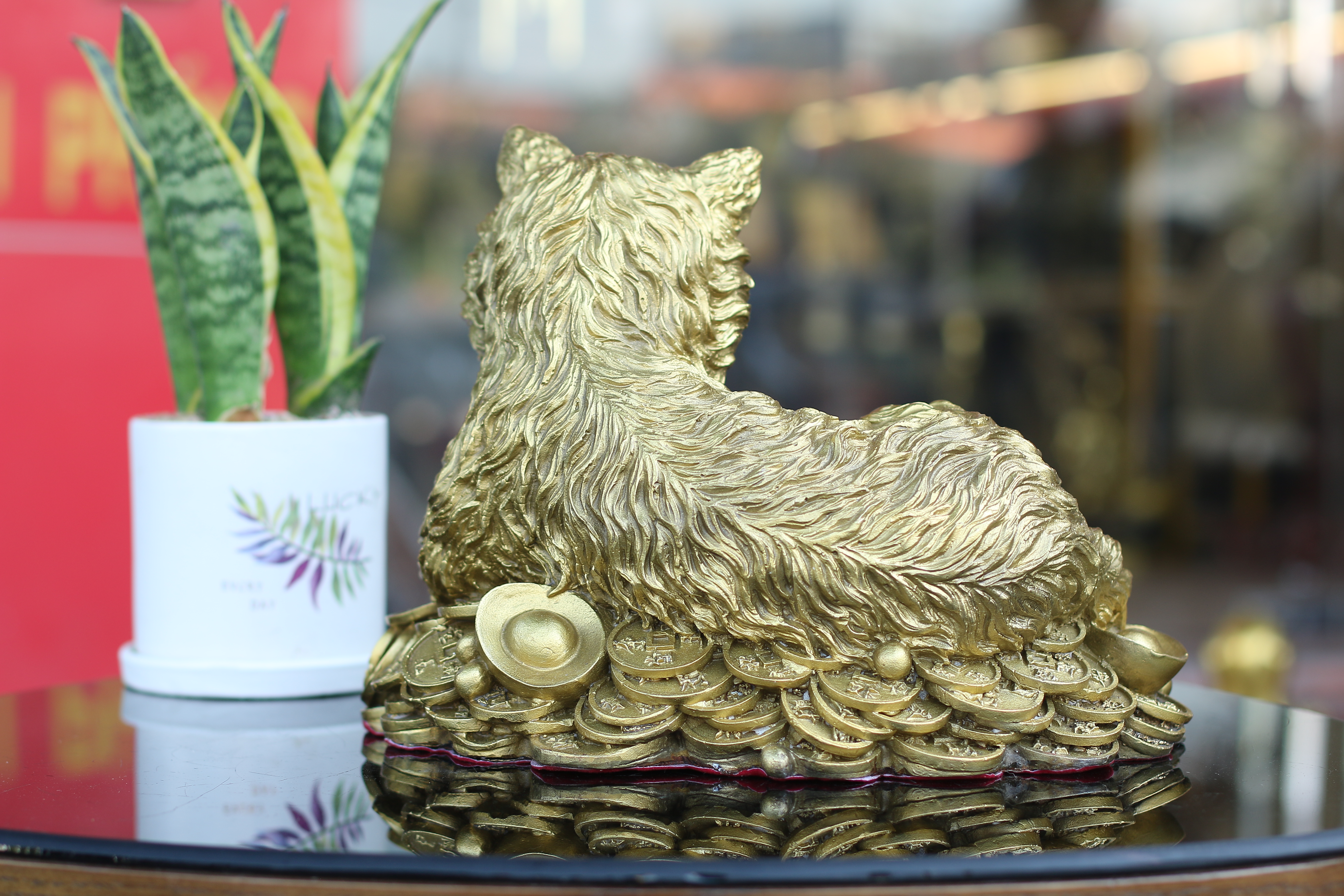 Tượng Mèo phong Thủy Bằng Đồng Lê Gia