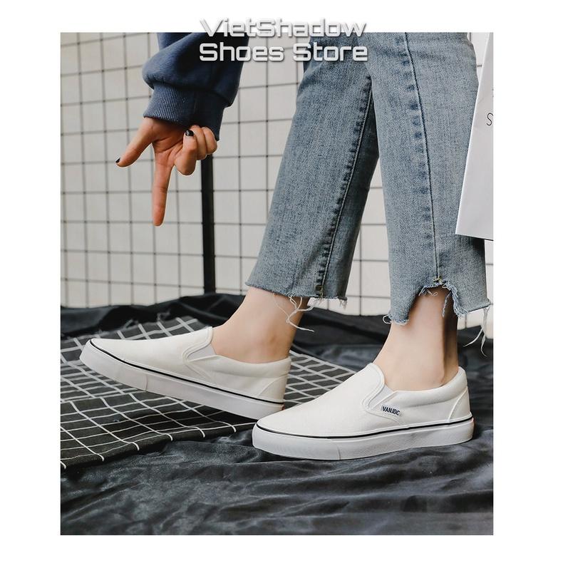 Slipon nữ - Giày lười vải nữ kiểu classic - Chất liệu vải bố thoáng khí, đế cao su mềm êm chống trơn - Mã SP 792