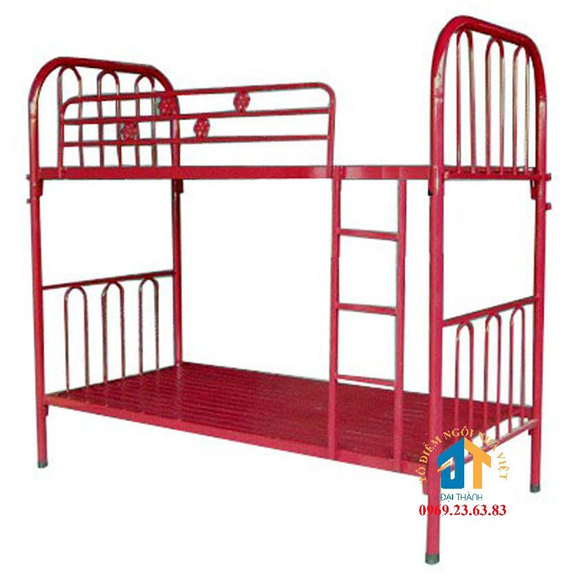 Giường Sắt 2 Tầng: Kích thước 1m2x1m2x1m7 ĐẠI THÀNH nhiều màu