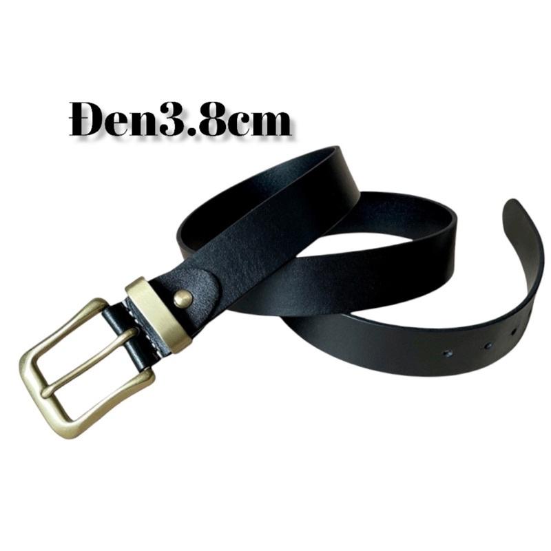 Dây Nịt Da Thắt Lưng Nam Da Bò Cao Cấp S811 Size 3.8cm Khóa Kim Đồng Đúc,Da Bò Cao Cấp Bảo Hành 24 tháng full Hộp