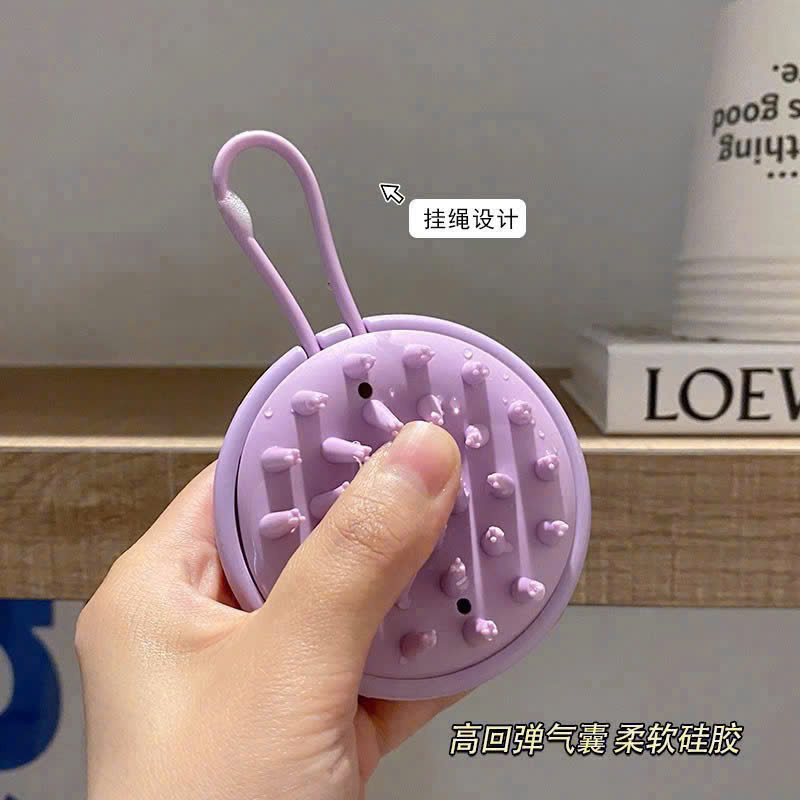 Lược Gội Đầu Silicone Massage Da Đầu Hình Thỏ Cute – Dụng Cụ Tạo Bọt Gội Đầu Cầm Tay - HÀNG CHÍNH HÃNG MINIIN