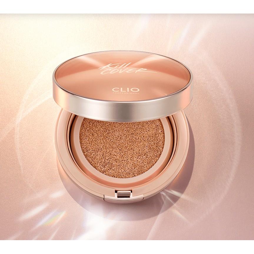 Phấn Nước Tạo Hiệu Ứng Căng Bóng Clio Kill Cover Glow Cushion (15Gx2 lõi)