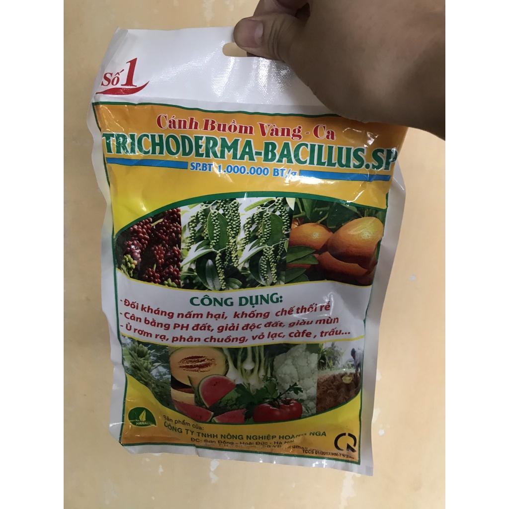 Set 5 gói Chế phẩm sinh học Trichoderma - gói 1kg - chuyên ủ phân hữu cơ, hạn chế nấm đất