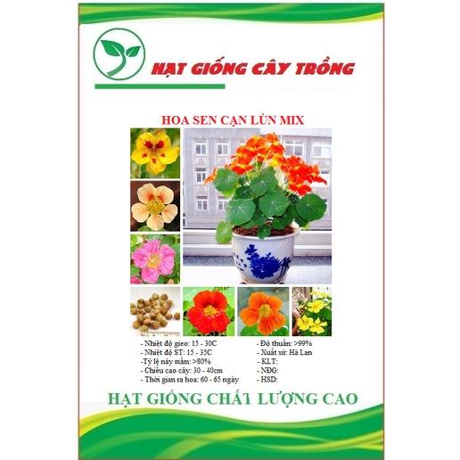 Hạt Giống Hoa Sen Cạn Lùn Nhiều Màu CT460 - Gói 10 hạt