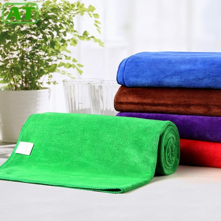 Khăn Lông 40x60cm Chuyên Dụng Lau Rửa Đánh Bóng Ô Tô Xe Hơi Siêu Thấm Hút Màu Ngẫu Nhiên
