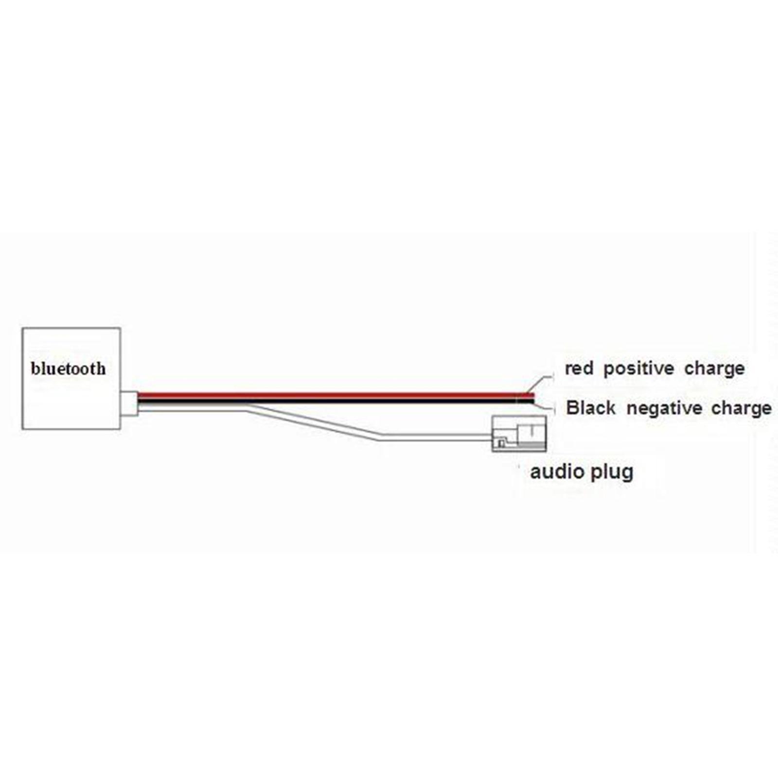 Car AUX Cable Adapter Bluetooth Receiver Module for Vehicle Parts Replacement ACC Easy to Install