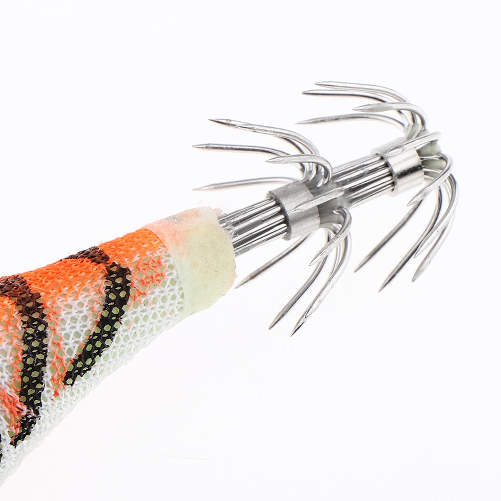 Silicone Simulation Noctilucent Soft Prawn Shrimp Fishing Lure Hook Bait