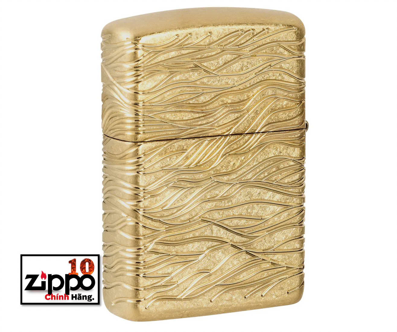 Bật lửa Zippo 46273 Luxury Waves Design - Chính hãng 100%