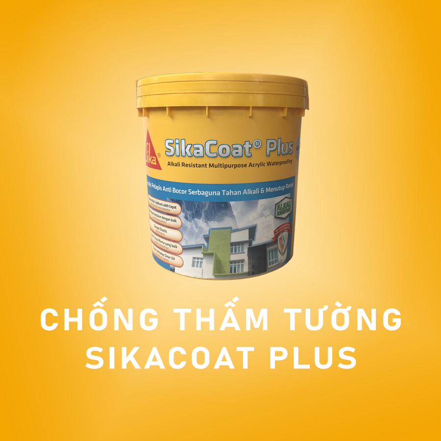 SikaCoat Plus - Màng chống thấm đàn hồi đa năng 20kg