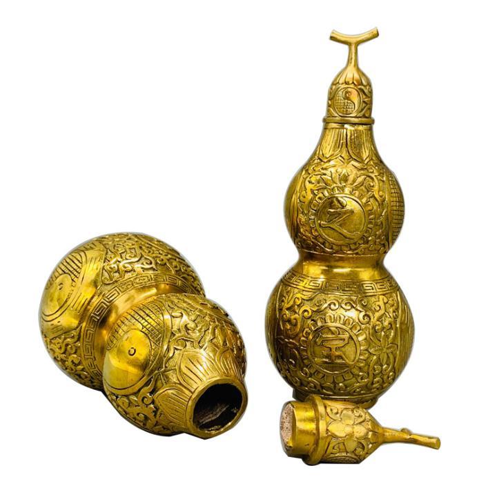 ️️ Hồ lô đồng bát quái 206725 cao 19 cm