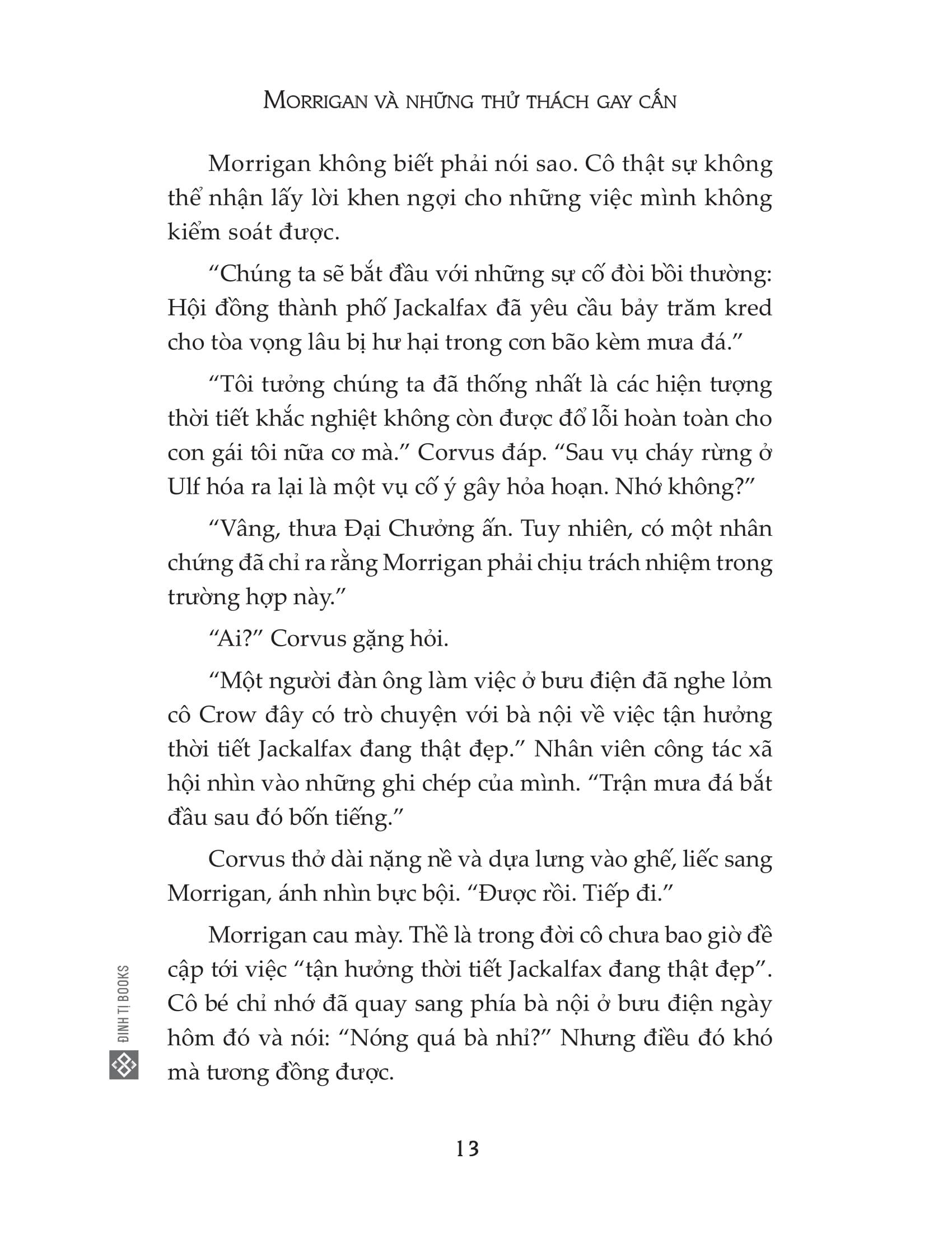 Sách Xứ Nevermoor Diệu Kỳ - Morrigan Và Những Thử Thách Gay Cấn