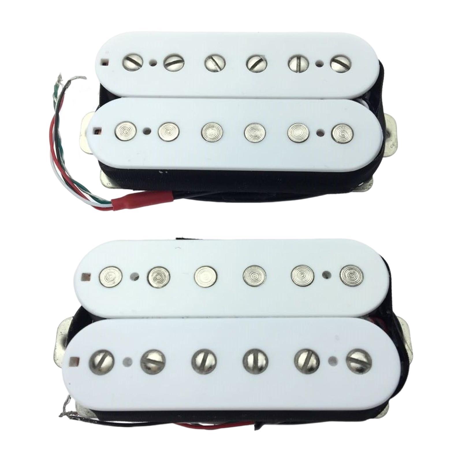 2 Pieces Guitar Pickup Double Coil Humbucker Low Noise for Electric Guitar