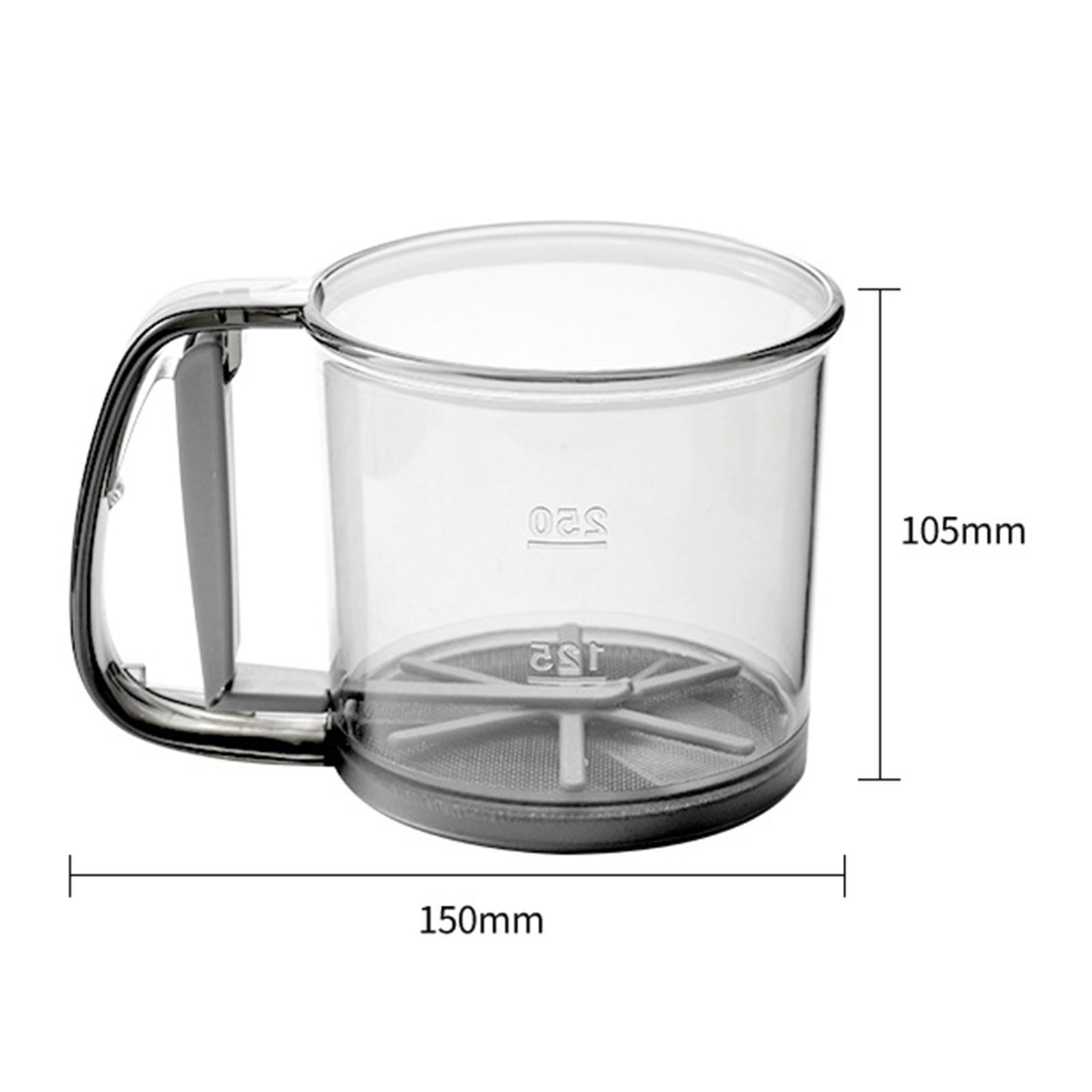 Flour Sieve Baking Utensils Sieve Cup Washable Multifunctional for Pastries Flour Cakes Pies