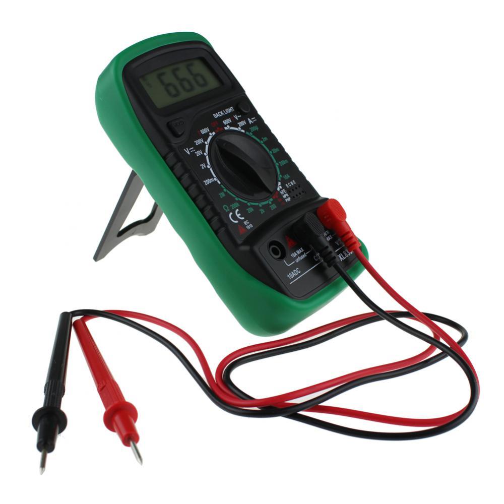 Digital LCD Multimeter Voltmeter Ammeter AC/DC/OHM Volt Tester Test Current