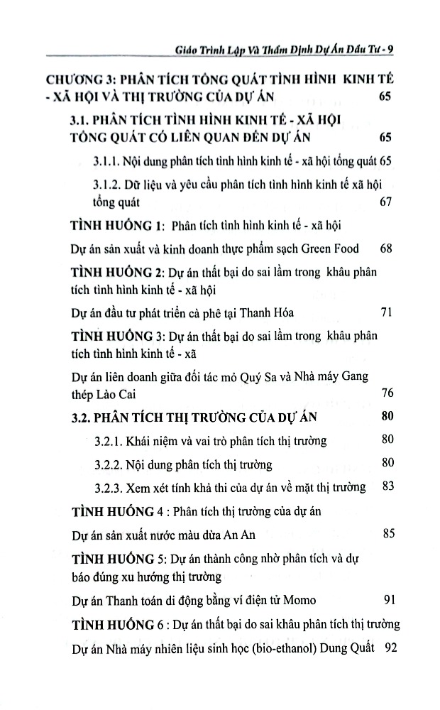 GIÁO TRÌNH LẬP VÀ THẨM ĐỊNH DỰ ÁN ĐẦU TƯ (TBL2)