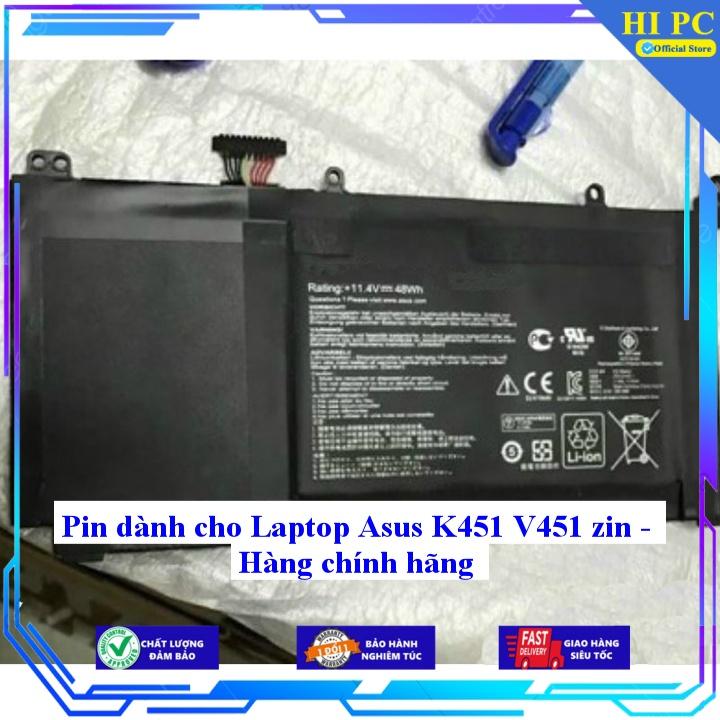 Pin dành cho Laptop Asus K451 V451 - Hàng chính hãng