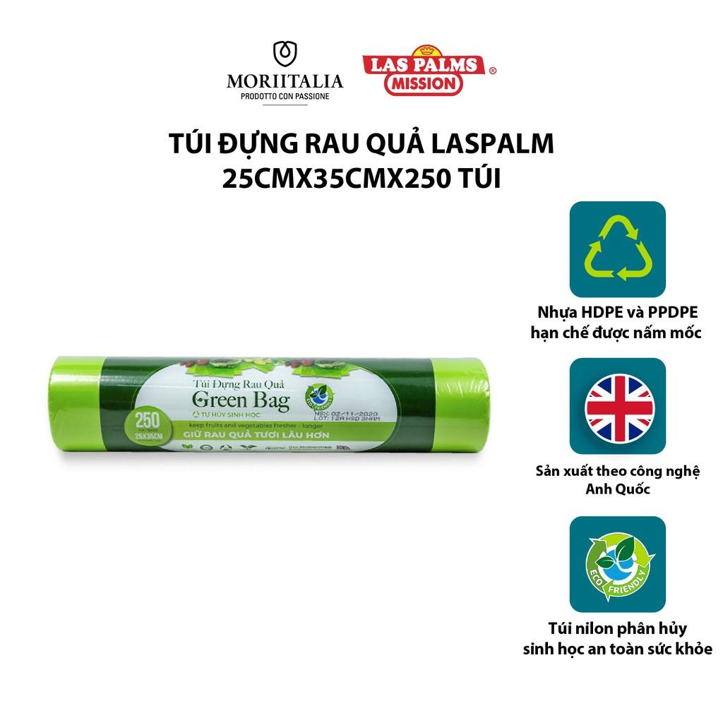 Túi đựng thực phẩm rau quả Laspalm tự hủy an toàn tiện lợi 25cmx30cm 250 túi