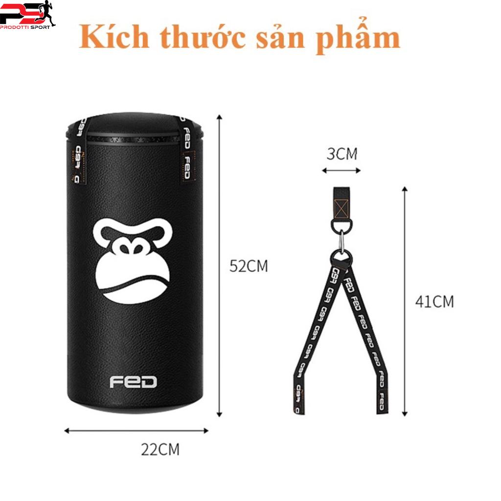 Bao đấm,bao cát boxing treo xà cho bé FED-XM0115 phản xạ da PU bền đẹp,tiện lợi