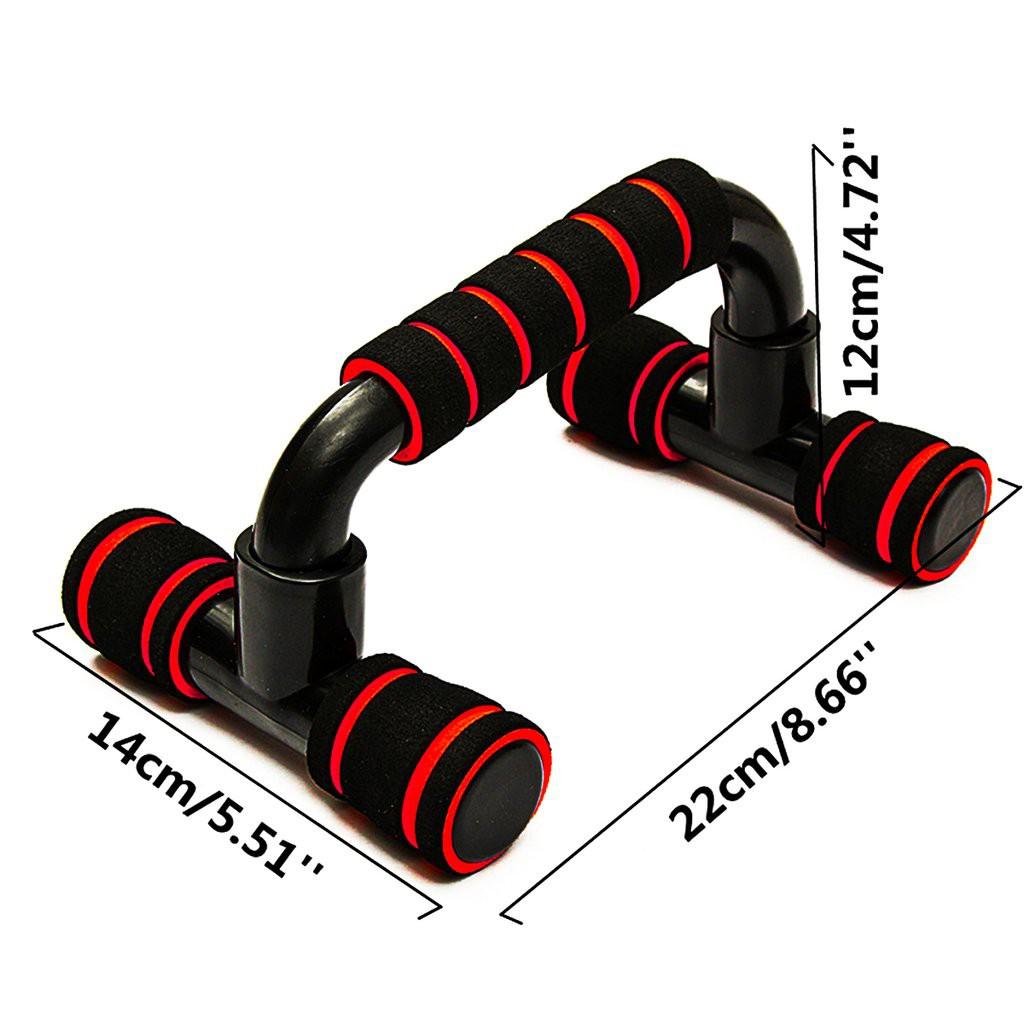 Parallettes - Dụng Cụ Tập Chống Đẩy Hít Đất Tay Thẳng Giảm Mỡ Bụng Tại Nhà DC03