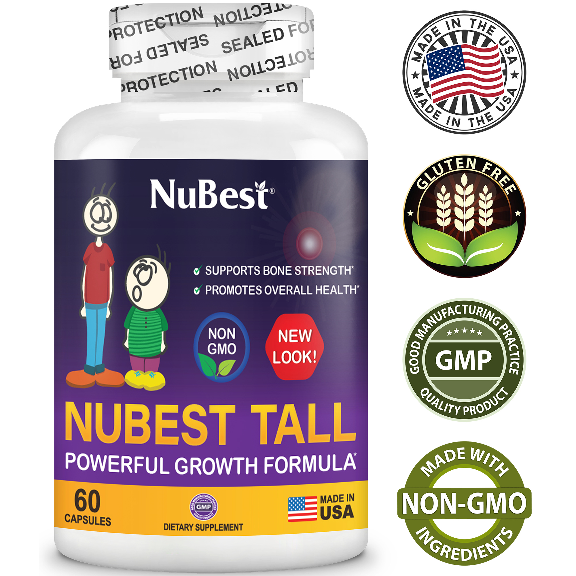 [Combo 3 tặng 1] TPBVSK hỗ trợ tăng Chiều cao 3 NuBest Tall (từ 5-20 Tuổi) tặng 1 NuBest Tall Kids (từ 2-9 Tuổi)