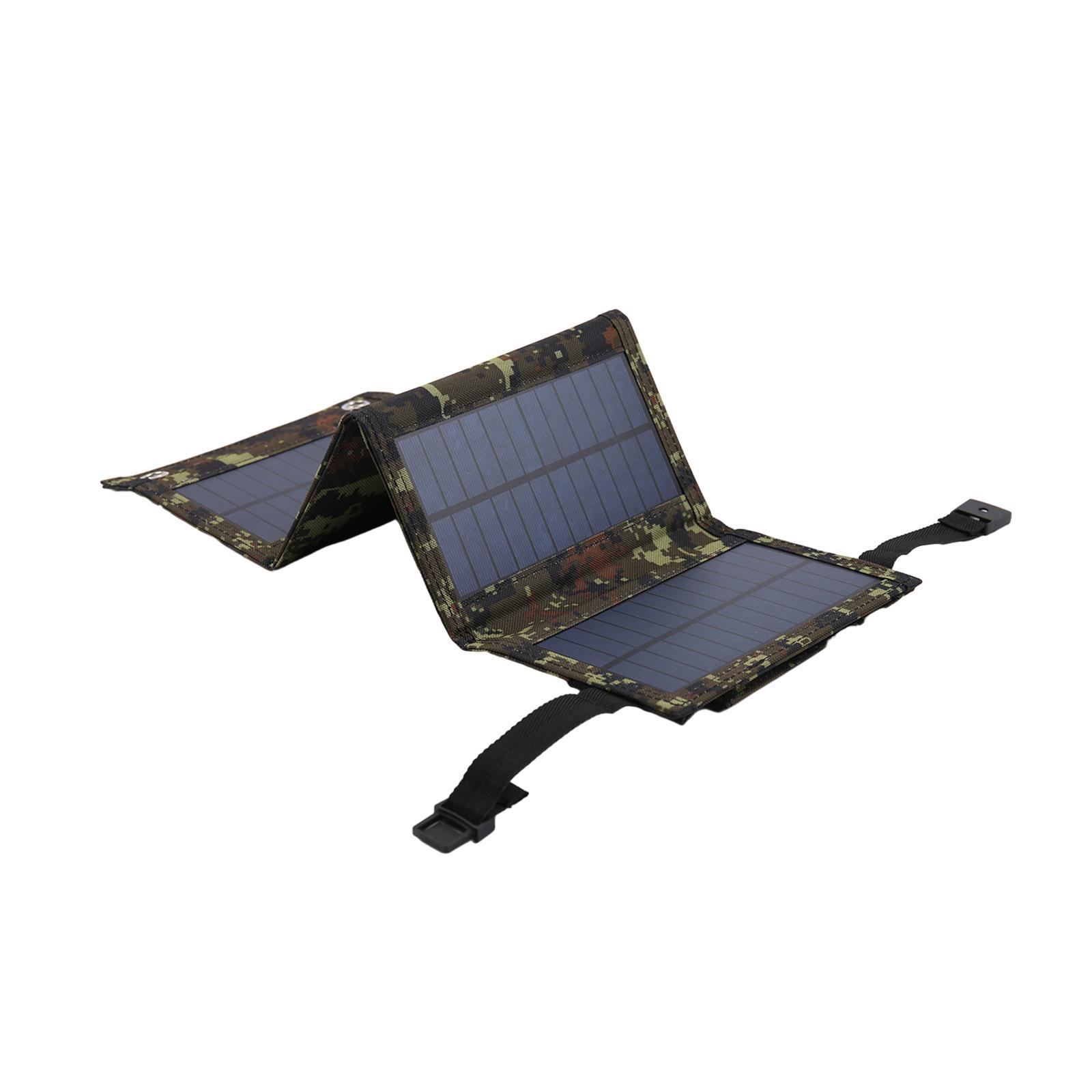 Folding Solar Panel with USB Port for Camping Laptop Backpacking