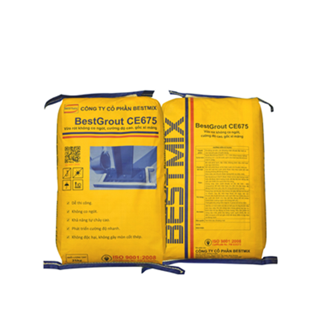 BestGrout CE675 - Bao 5kg - vữa trộn sẵn, một thành phần