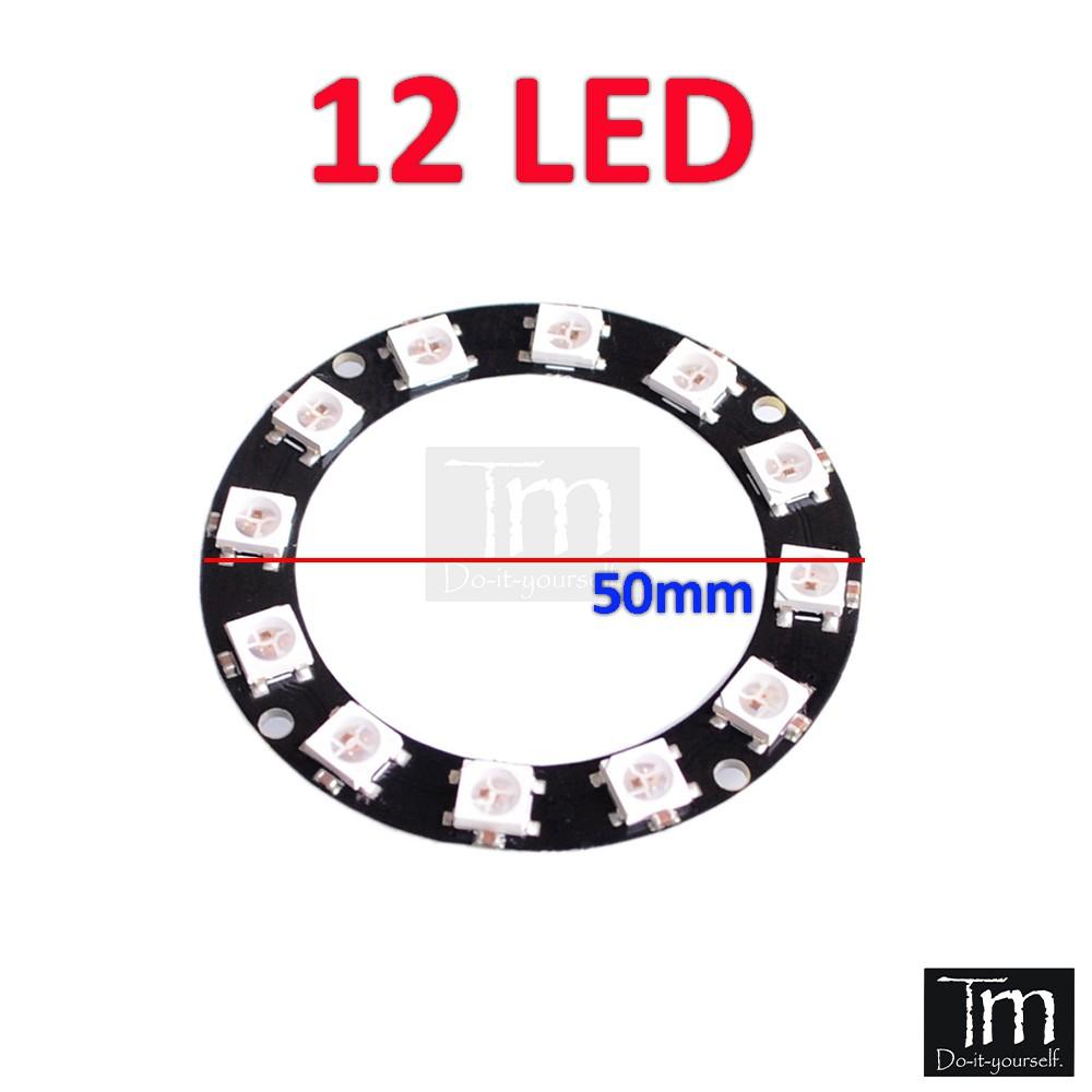 Vòng LED Hiển Thị WS2812 Nhẫn NeoPixel RGB 12/16/24 LED