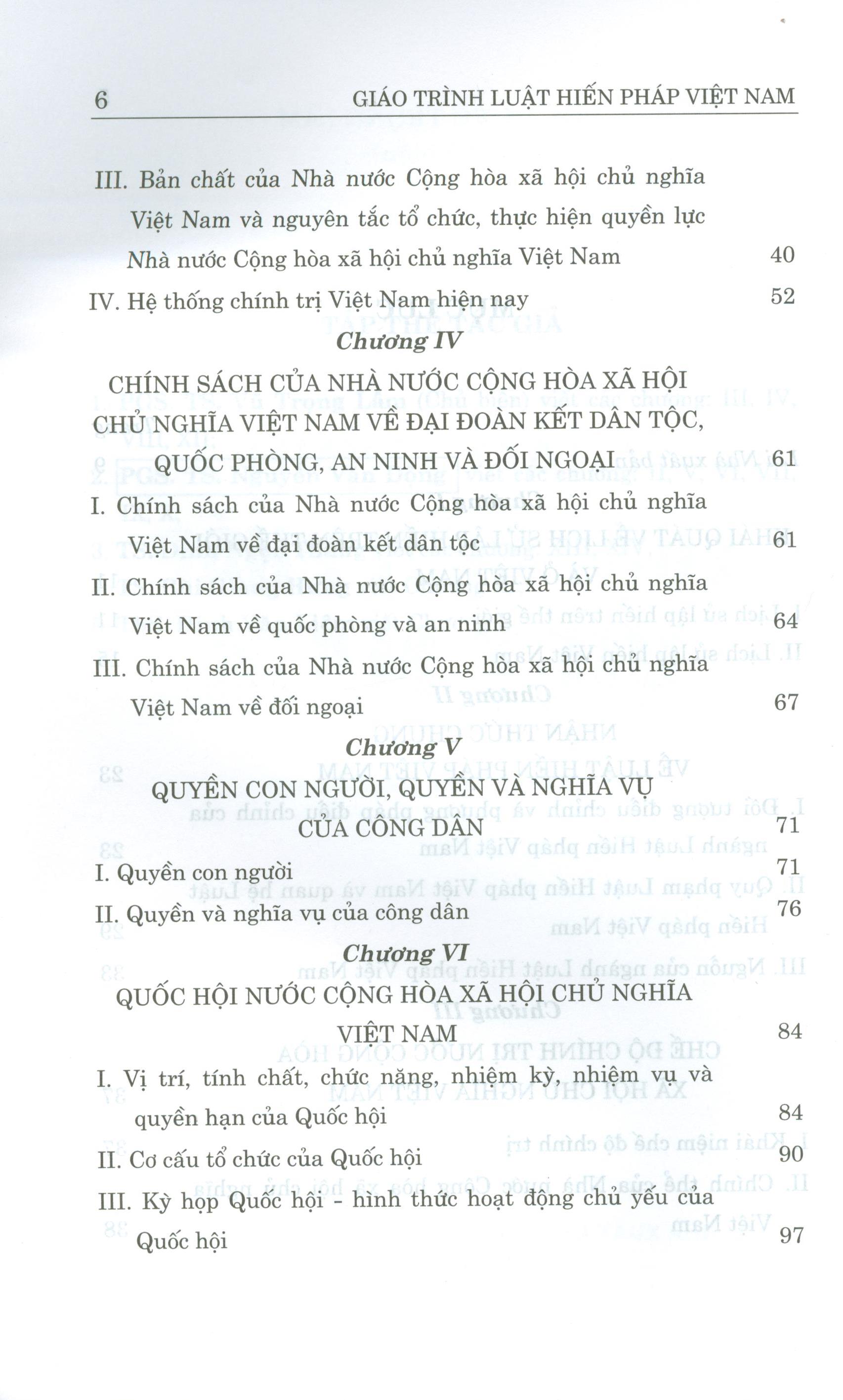 Giáo Trình Luật Hiến Pháp Việt Nam (Tái bản có chỉnh sửa, bổ sung)