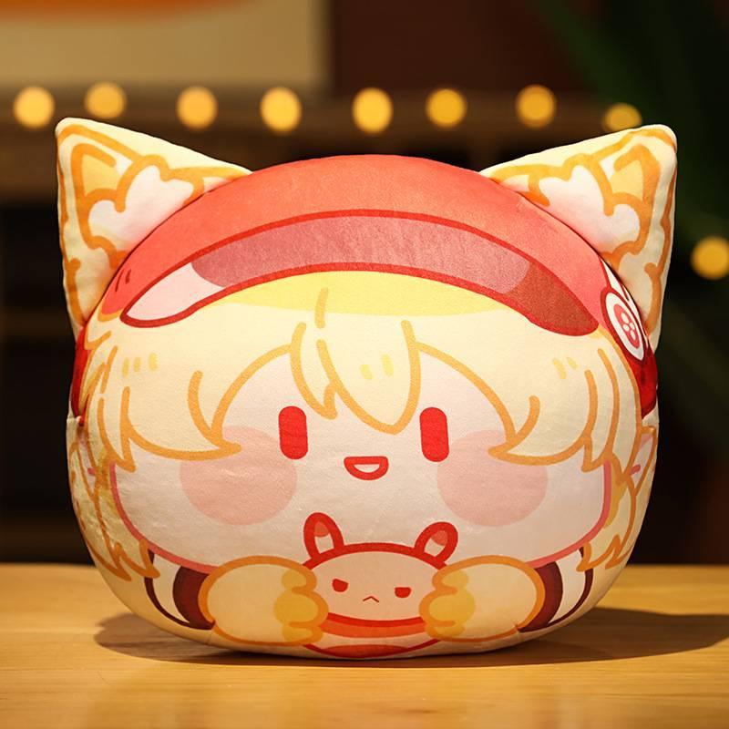 Gối nhồi bông dễ thương họa tiết Sam Genshin Impact Anime