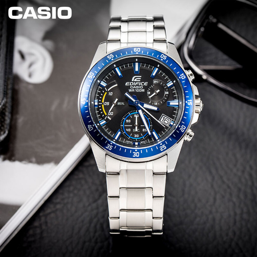 Đồng hồ nam dây kim loại Casio Edifice chính hãng EFV-540D-1A2VUDF