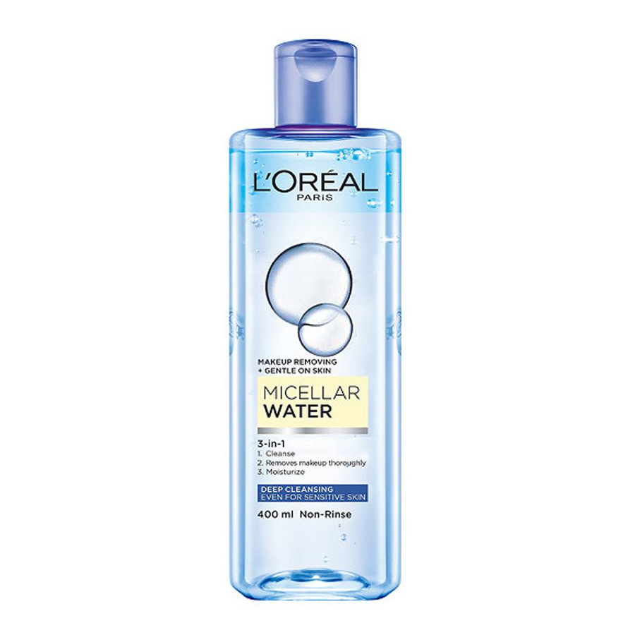 Nước tẩy trang Loreal Loreal Micellar Water 3-in-1 Deep Cleansing Even For Sensitive Skin