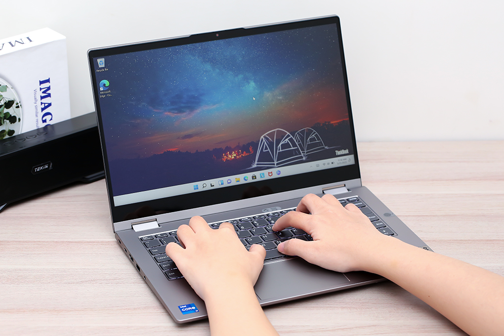Laptop Lenovo ThinkBook 14s Yoga ITL i7 1165G7/8GB/512GB/14"F/Touch/Pen/Win11//Xám - Hàng chính hãng