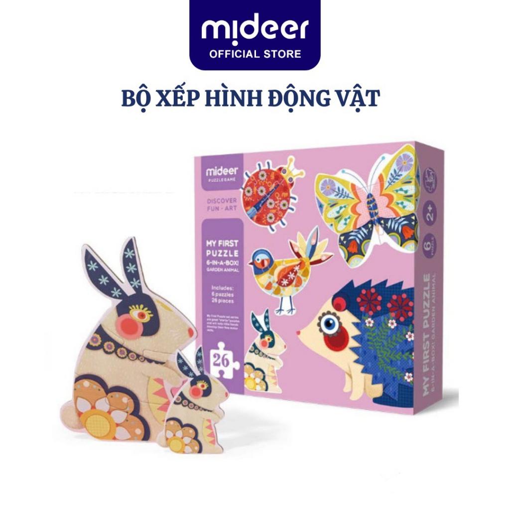 Đồ Chơi Ghép Hình Cho Bé Mideer My First Puzzle Animals in the Forest Mideer