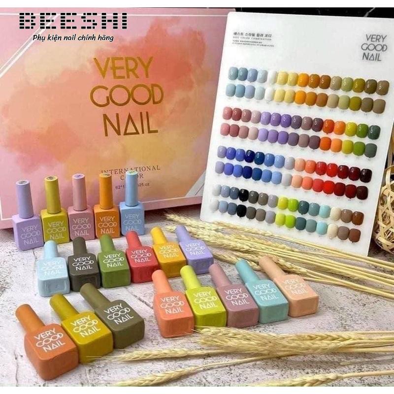 Set sơn verygood 40 44 60 màu tặng bảng màu- beeshi shop nail