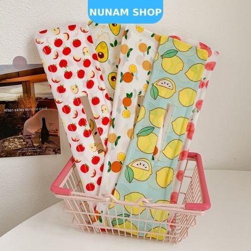 Dây bới tóc nơ tạo kiểu họa tiết trái cây và hoa siêu xinh cho mẹ và bé Nunam Shop