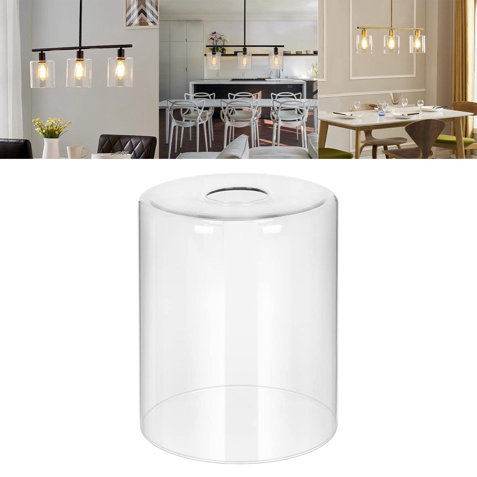 Glass Lamp Shade E26 Decor Clear for Chandelier Dining Room Pendant Light