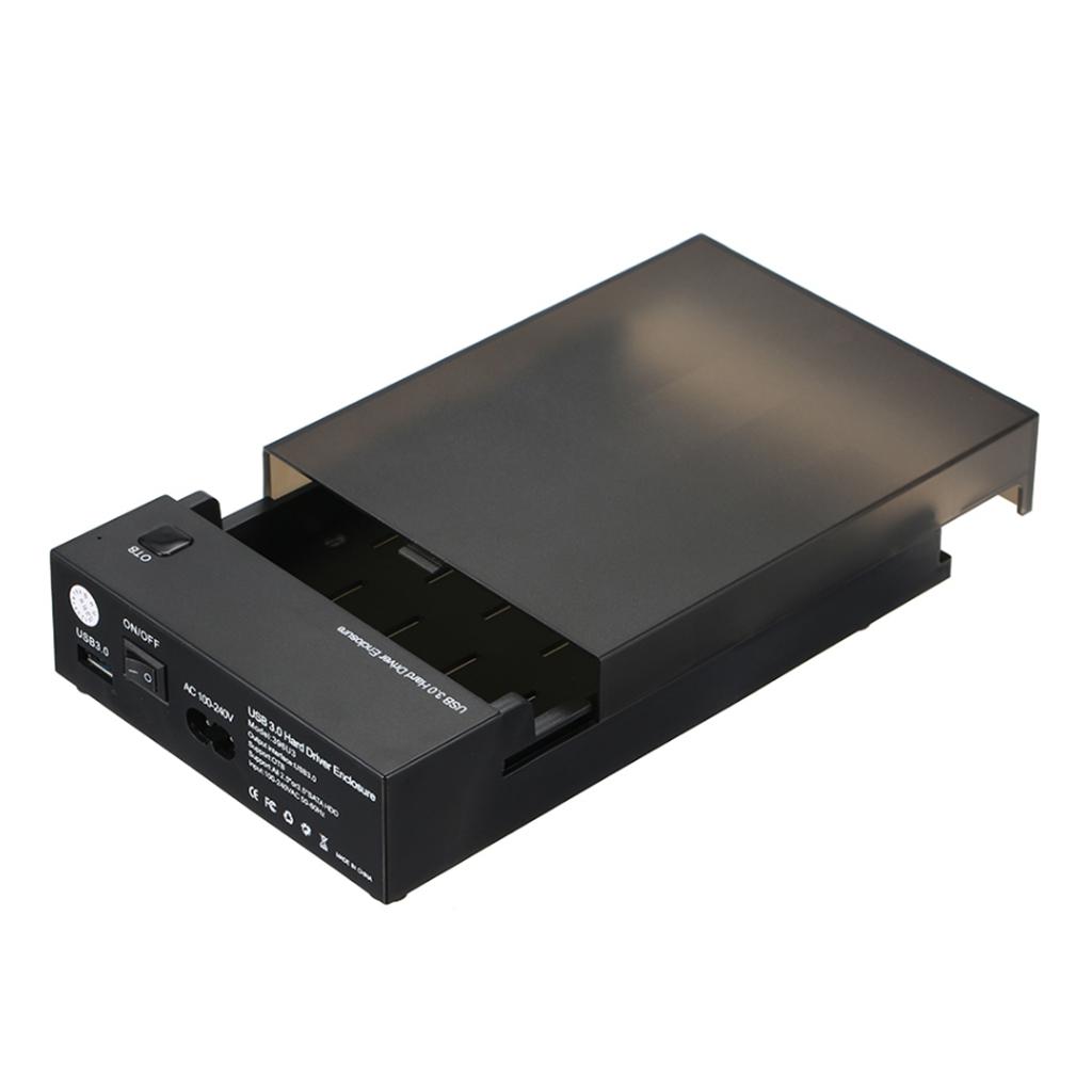 2.5"/3.5'' Hard Drive External Enclosure Docking Station SATA to USB 3.0 HDD/SSD