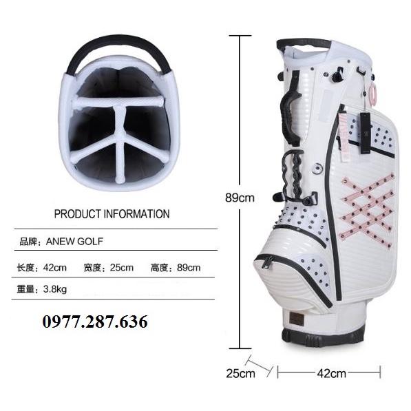 Túi gậy golf nữ có chân chống ANEW da PU chống nước thời trang cao cấp shop GOLF PRO TN002