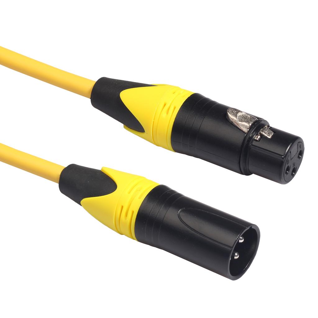 10pcs Male To Female XLR  Microphone Mic Patch Cable 5 Colors
