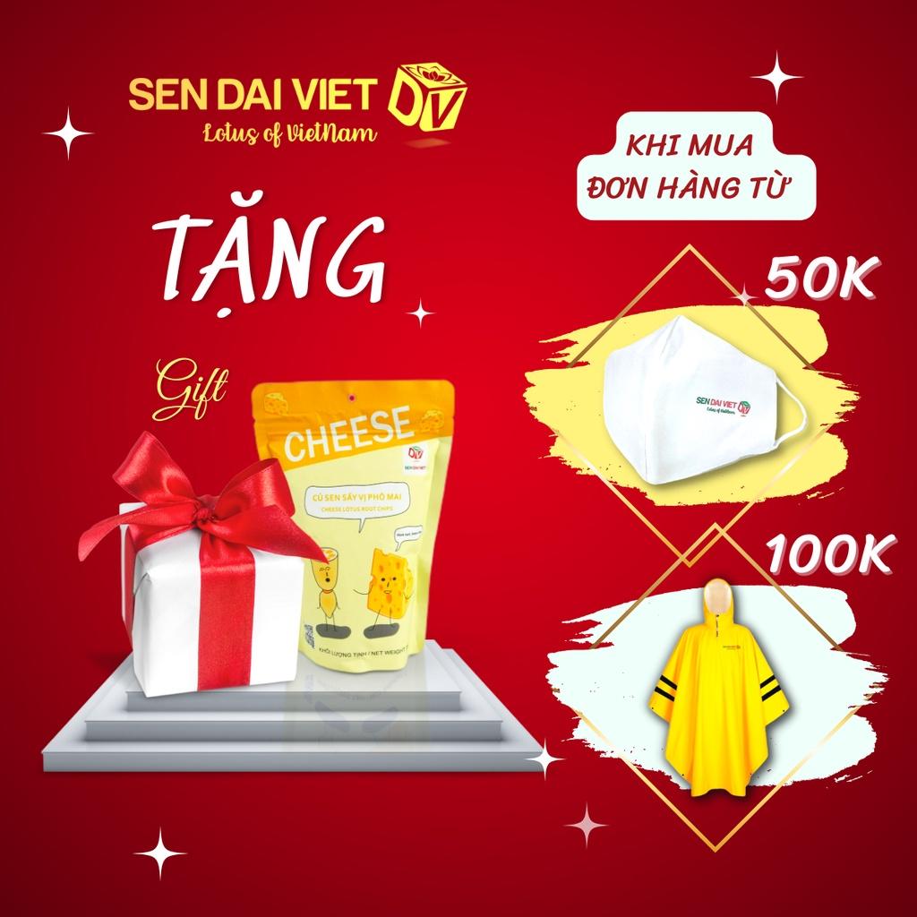 Quà Tặng Dinh Dưỡng Từ Sen- Sen Sấy Vị Phô Mai Cay- Vị Cay Nồng Nàn, Phô Mai Béo Ngậy - Sen Đại Việt- Hộp 140g